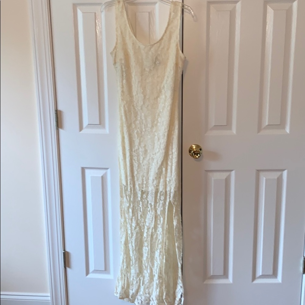 Forever 21 | Cream Lace Dress | Size Large